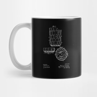 pool table pocket Vintage Patent Drawing Mug